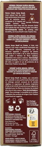 Vista 5 de Henna Crema Marrón Claro Surya Nature, Inc 2.31 oz Crema