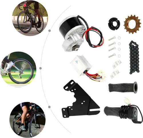Vista 8 de Kit de motor de bicicleta eléctrica de 24 V 250 W, kit de conversión de bicicleta eléctrica, reequipamiento de motor de bicicleta con controlador