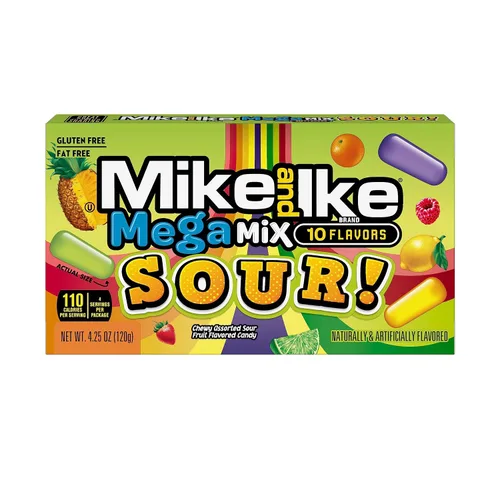 Vista 10 de Mike and Ike Candy, Berry Blast, caja de teatro de 4.25 onzas, paquete de 12