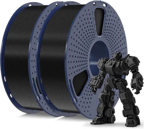 Vista 40 de SUNLU - Filamento PLA Plus para impresora 3D, 1.75 mm, bobina de 1 kg (2.2 lb), enrollado de forma ordenada, precisión dimensional ±0.02 mm