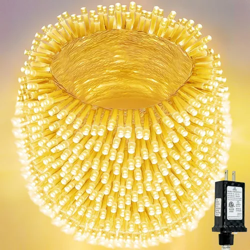 Vista 43 de Guirnalda de 200 luces LED conectables con control remoto, luces de Halloween para exteriores
