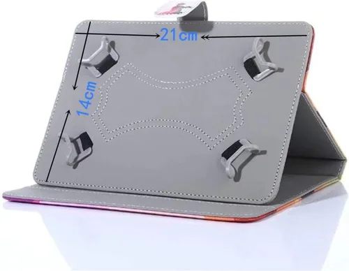 Vista 6 de Funda para Tablet PC de 7''/7.85''/8'', Funda con Soporte Plegable y Sólido, Compatible con Todas las Tabletas PC Universales de 7/7.85/8 pulgadas