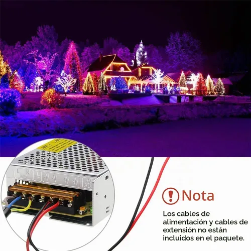Vista 7 de Aclorol 5V 20A 100W Fuente de Alimentación Conmutada 110V / 220V CA a CC 5V 20amp Transformador Universal, Convertidor, Adaptador de Potencia