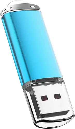 Vista 10 de Maspen Unidad flash USB de 64 GB, USB 2.0 Thumb Drive Memory Stick Swivel Zip Drive JumpDrive (64 GB, negro)