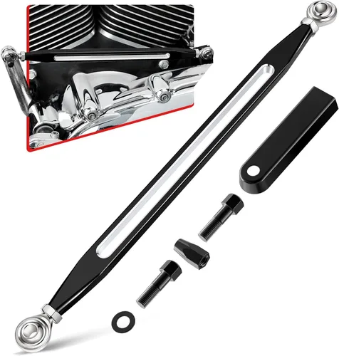 Vista 11 de Amazicha Engranaje de palanca de cambios para motocicleta, color negro, compatible con Harley Davidson Softail Dyna Touring Street Glide Electra