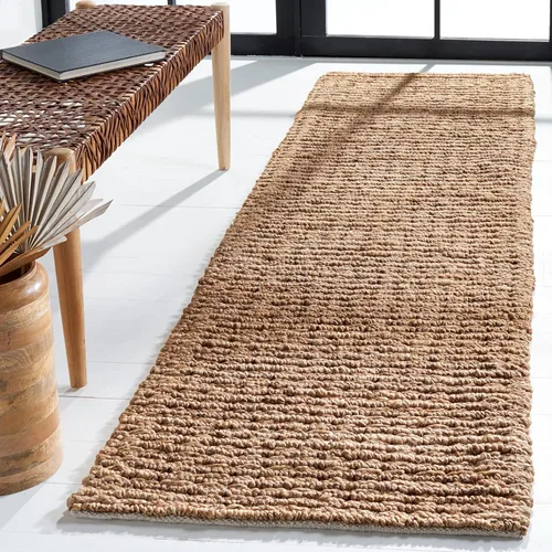 Vista 17 de SAFAVIEH Alfombra de área de 2 x 3 pulgadas, colección de fibra natural, marfil, yute hecho a mano, estilo granja, pelo grueso texturizado grueso