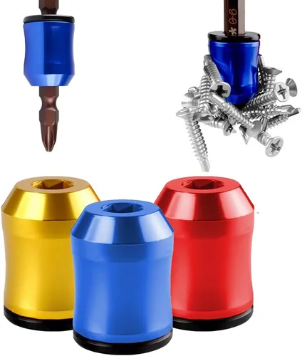 Vista 11 de Anillo magnético de cabeza de destornillador de mejora, anillo magnético de cabeza de destornillador con soporte de destornillador con diseño