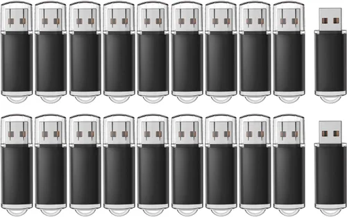 Vista 13 de RAOYI 10 unidades de 1 GB USB Flash Drive 1G Pen Drive USB 2.0 Memory Stick Thumb Drive Negro