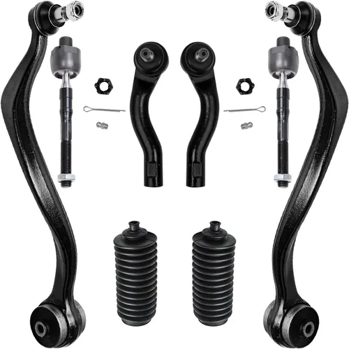Vista 281 de Detroit Axle - Kit de brazos de control de extremo de 8 piezas para Toyota 2001-2003 Highlander 2002-2003 Camry Lexus ES300, 2 conjuntos de brazos