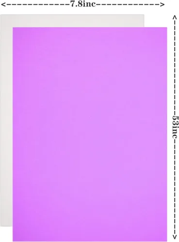 Vista 4 de RAMYA Hojas de piel sintética de color liso liso (7.8 x 53 pulgadas), piel sintética, muy adecuadas para hacer aretes, manualidades, lazos, costura