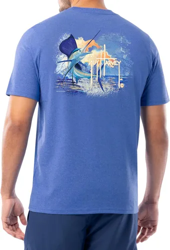 Vista 85 de Guy Harvey Camiseta de manga corta Threadcycled para hombre