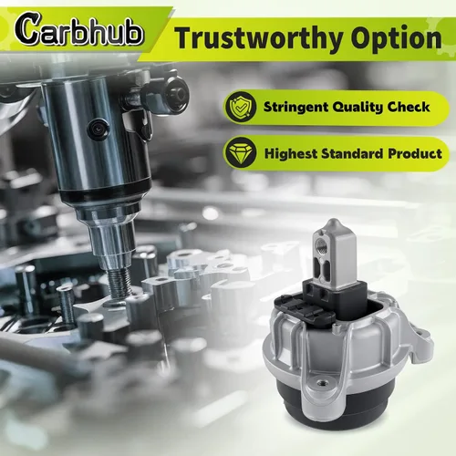 Vista 4 de Carbhub 22116786528 Soporte de motor izquierdo derecho para BMW 528i 535i 640i 740i Gran Coupe GT Base Sedan 3.0L 4.4L 6.0L 2010-2018 Soporte