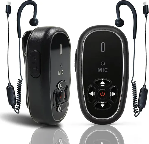 Vista 9 de T-M12 Super Mini Walkie Talkies con control de voz AI manos libres