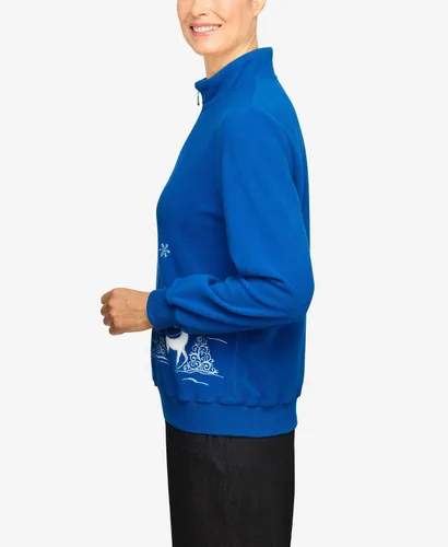Vista 8 de Alfred Dunner Suéter Scenic Village para mujer
