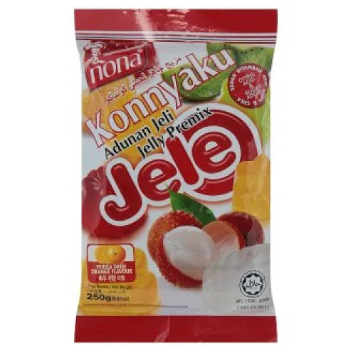 Vista 3 de Nona Jele-A Konnyaku Jelly Premix Polvo 8.82 oz (Lychee, 3 unidades)
