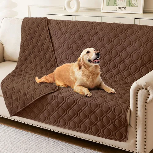 Vista 63 de hyha - Manta impermeable para cama de perro, mantas suaves para mascotas, funda impermeable para sofá para perros, fundas reversibles lavables