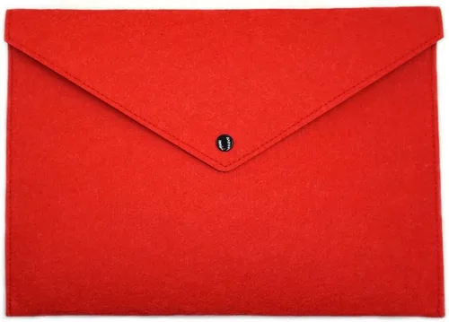 Vista 7 de Carpeta de archivos de fieltro, maletín duradero, bolsa de documentos, carpetas de archivos de papel, funda de cartera, sobre de carta, cierre