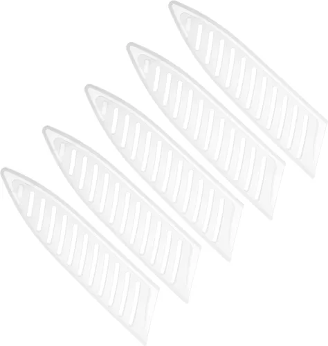 Vista 10 de PATIKIL Fundas de seguridad PP para cuchillo de pelar de 3.5 pulgadas, paquete de 2 cuchillos, protector de filos, protector de cuchilla universal