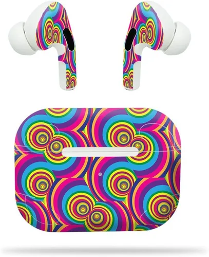 Vista 4 de MightySkins - Funda protectora de vinilo para Apple Airpods Pro, diseño femenino y duradero, fácil de aplicar, quitar y cambiar de estilo, fabricado
