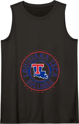 Vista 9 de Louisiana Tech Bulldogs Showtime - Camiseta sin mangas con licencia oficial, Negro