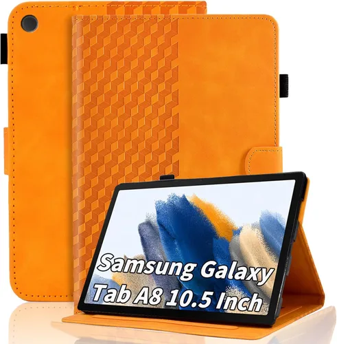 Vista 61 de Funda para Samsung Galaxy Tab S6 Lite 2024/2022/2020 de 10.4 pulgadas SM-P620/P625/P610/P613/P615/P619 de piel sintética, funda magnética con Negro