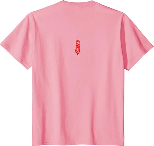 Vista 49 de Slipknot Tribal Calavera playera, niños 12, Rojo