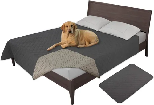 Vista 11 de Easy-Going - Funda impermeable 100% para cama de perro, manta antideslizante para mascotas para muebles, funda lavable para sofá, funda de repuesto