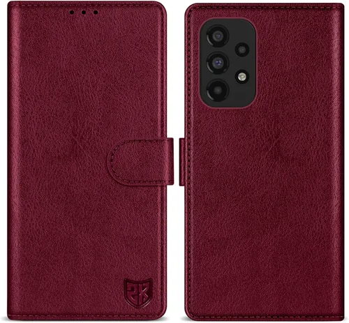 Vista 9 de ZZXX Funda tipo cartera para Samsung Galaxy A53 5G con bloqueo RFID, ranura para tarjetas, función atril, cierre magnético, funda protectora de Negro