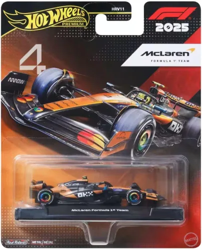Vista 4 de Hot Wheels F1 2025 - Juego de 7 autos de fórmula 1 fundidos a presión