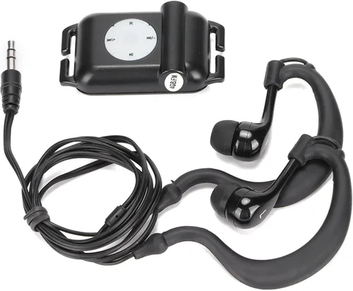 Vista 9 de Goshyda Reproductor MP3 impermeable IPx8, sonido de alta fidelidad de 4 GB, con auriculares subacuáticos, reproductor de MP3 para nadador