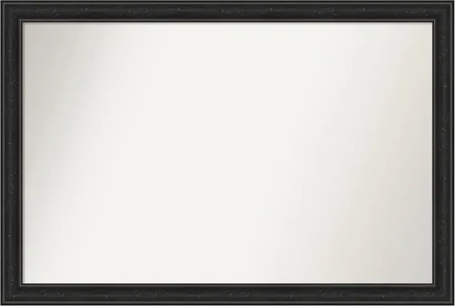 Vista 57 de Amanti Art Espejo personalizado, gran espejo de baño estrecho, espejo de pared o espejo de tocador de baño sobre el fregadero (24 x 24 pulgadas)