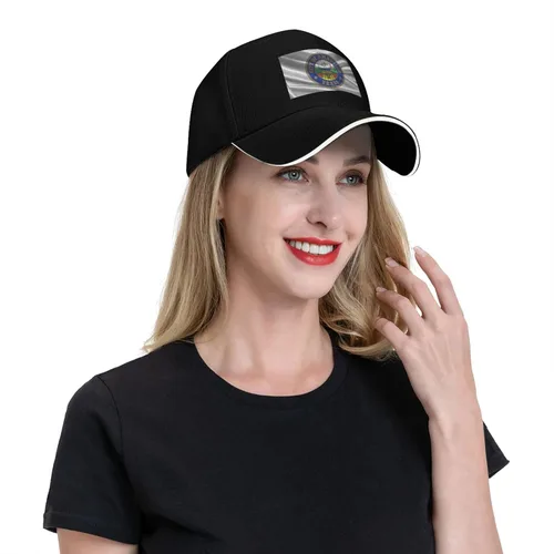 Vista 2 de Amarillo Texas Seal Baseball Cap for Men Women Hats Adjustable Outdoor Trucker Hat