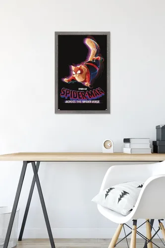 Vista 6 de Marvel Spider-Man: Across The Spider-Verse - Póster de pared de una hoja de Spider-Cat, 22.4 pulgadas de largo x 14.7 pulgadas de ancho, versión
