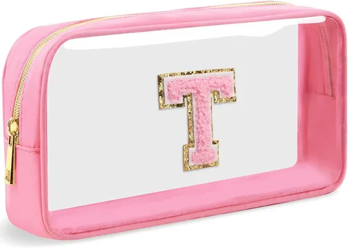 Vista 63 de Bolsa de Maquillaje Transparente Pequeña Bolsa de Cosméticos Bolsa de Viaje de Artículos de Aseo Bolsa Transparente con Cremallera Bolso Organizador
