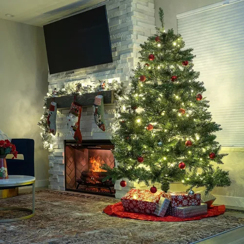 Vista 5 de HLO Lighting Luces de Navidad LED verde azulado de 0.197 in Mini luces LED de Navidad de gran angular para uso en interiores y exteriores 70
