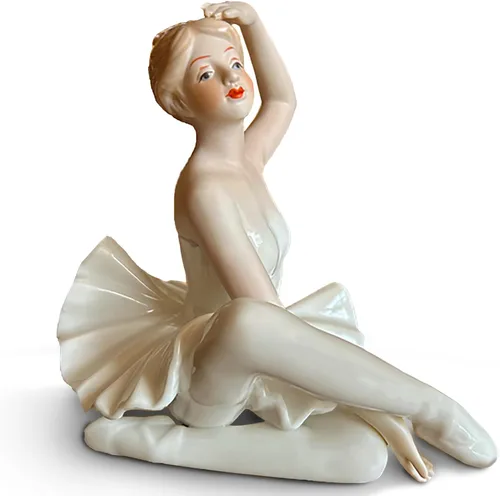 Vista 11 de MTME - Figuras de porcelana para ballet, estatua esculpida, artesanía, artículos de arte, escultura, decoración del hogar