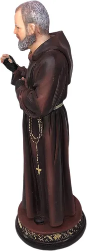 Vista 2 de Mi Santuario Santo Padre Pio 12" / 30 cm Estatua Santo Padre Pio Figura Religiosa