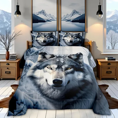 Vista 42 de Castle Fairy Juego de edredón con diseño de gato lindo para niños, tamaño twin, juego de ropa de cama con hojas de flores, luna, noche y cielo