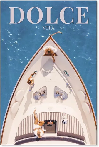 Vista 22 de Arte de pared costero de verano rosa pastel playero surfing pósteres de vaquera, impresiones en lienzo estéticas de 08 x 10 pulgadas, marco negro
