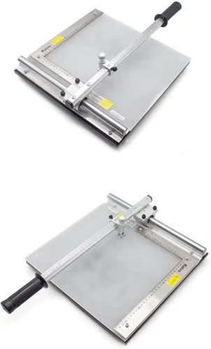 Vista 8 de Uso de laboratorio Cortador de vidrio Manual ITO Vidrio a base de vidrio de sílice Junta Máquina de corte 28x33CM KV-C-370 (KVC370 Plus) Manual