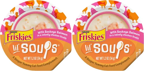 Vista 13 de Purina Friskies Lil' Soups Lil' Grillers & Lil' Slurprises complemento alimenticio para gatos