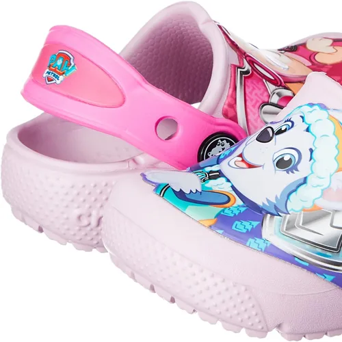 Vista 3 de Crocs Zuecos divertidos unisex para niños con parche de Paw Patrol