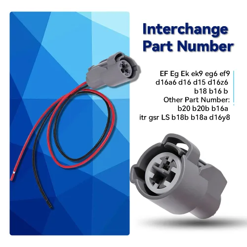 Vista 3 de Sensor de temperatura del refrigerante, interruptor de presión de aceite, enchufe de cable coleta, ajuste para Honda Civic Prelude Accord B/D/H/F