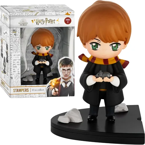 Vista 2 de P.M.I. Harry Potter - Figuras de 3.1 in con estampadores, colección premium, 1 paquete de caja con ventana (S2)