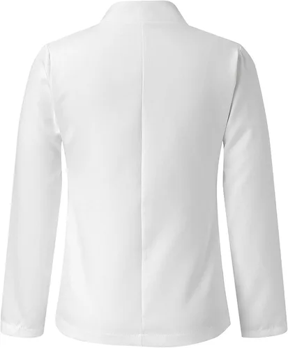 Vista 5 de Chaquetas de traje y chaqueta de negocios para mujer, casual, trabajo, oficina, chaqueta ligera ajustada con frente abierto