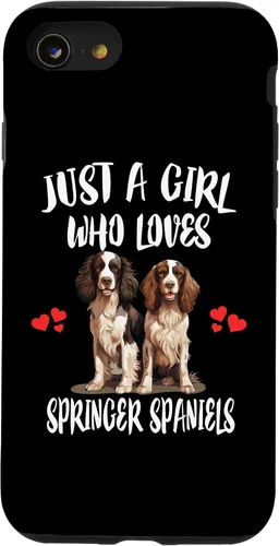 Vista 18 de Just A Girl Who Loves Springer Spaniels Dog Case for iPhone 17