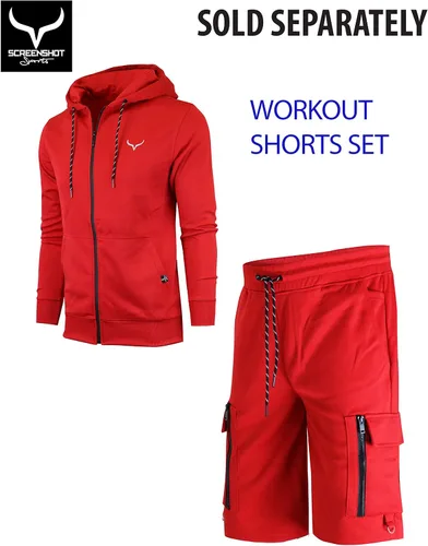 Vista 4 de SCREENSHOT Sports Men Athletic Workout Active Shorts