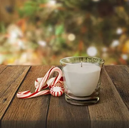 Vista 4 de Glade - Velas aromáticas infundidas con aceites esenciales, múltiples aromas disponibles (dulce de bastón de alegría, 3.4 onzas, 2 velas)