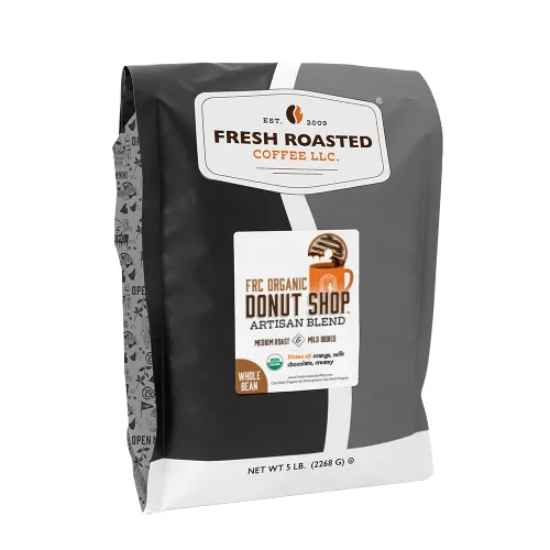 Vista 25 de Fresh Roasted Coffee, Blackbeard's Revenge, 12 onzas, tostado medio, Kosher, grano entero
