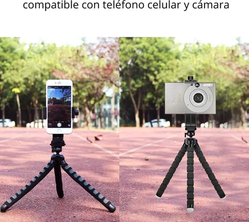 Vista 6 de Ailun - Soporte para teléfono, adaptador de trípode vertical y horizontal, soporte giratorio con tornillo de 1/4 pulgadas, clip ajustable